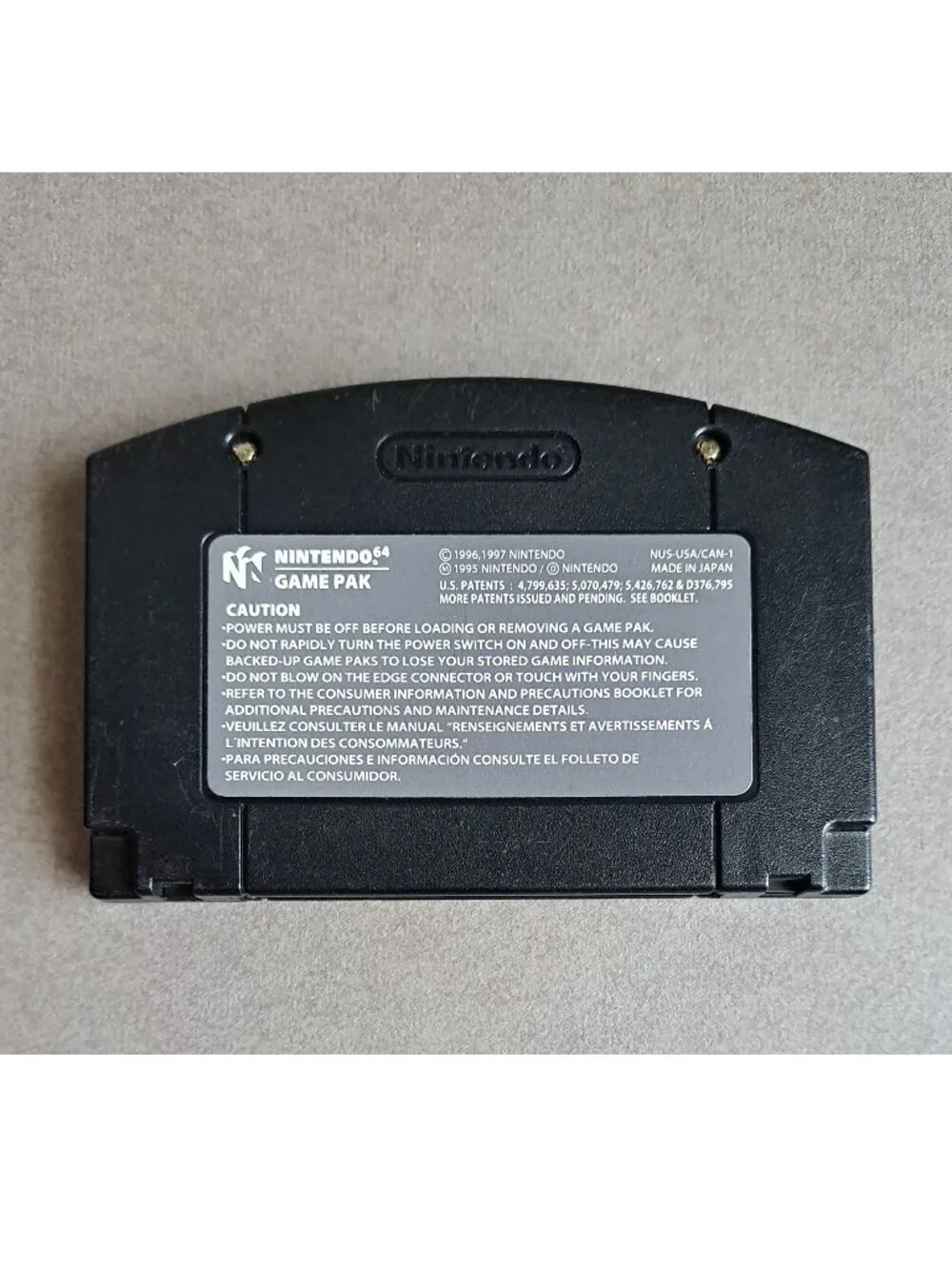WWF No Mercy USED Nintendo 64 Game (CARTRIDGE ONLY, Wrestling, WWE) PM